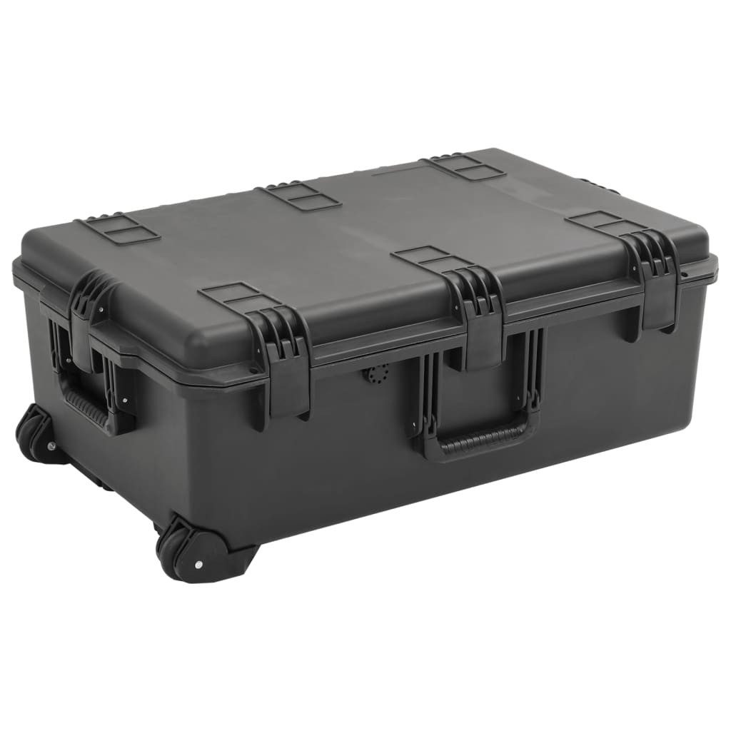vidaXL Kameratasche Валізи für Flugreise Tragbar Schwarz 79,5x51,5x30,5 cm PP