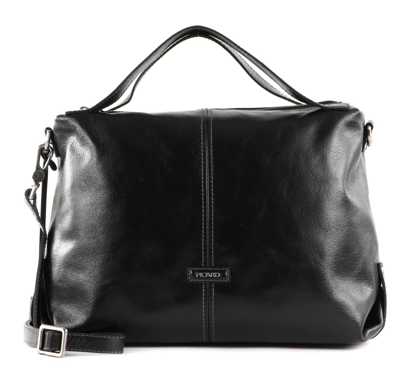 Picard Tasche Henkeltasche Schwarz Leder Picard Loire Handtasche
