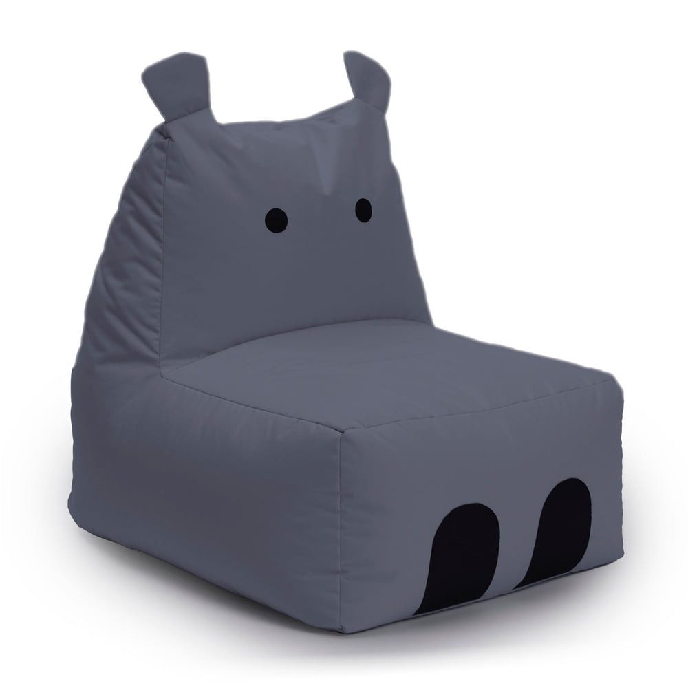 Sitzsack Kinder Hippo Tier Kissen 80x70x65 cm