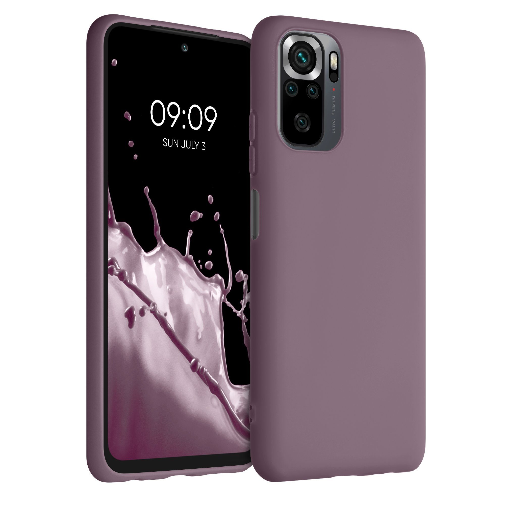 kwmobile Handyhülle Hülle für Xiaomi Redmi Note 10 / Note 10S, Hülle Silikon - Soft Handyhülle - Handy Case Cover