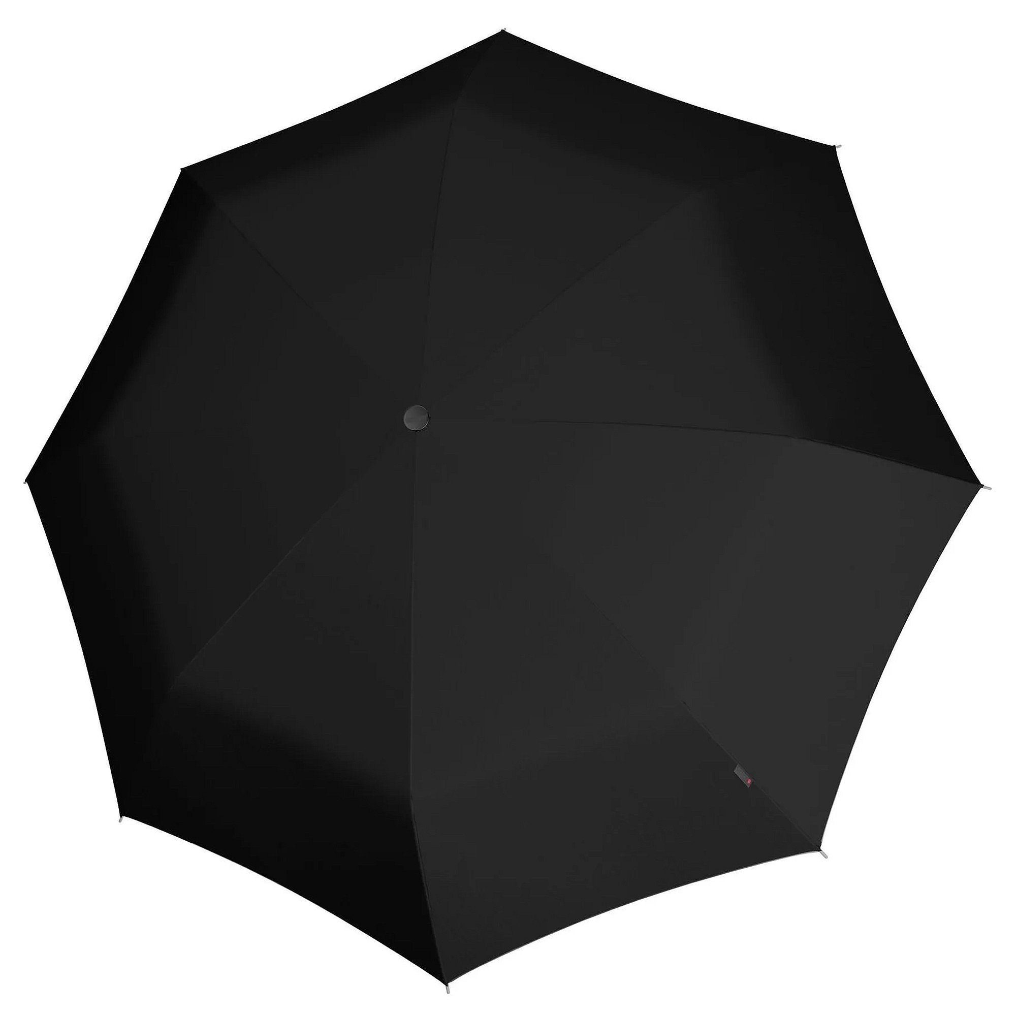 black M Duomatic Knirps® Taschenregenschirm - Taschenschirm Regenschirm A.200