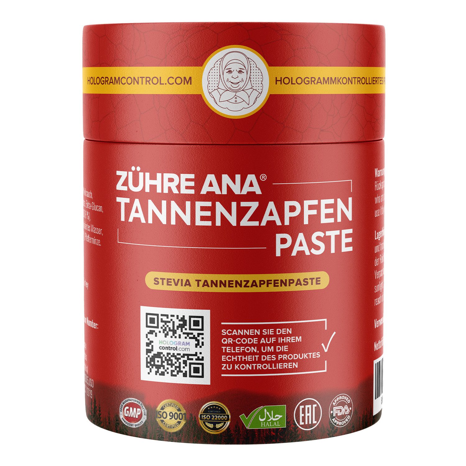 Tannenzapfenpaste mit Stevia–zuckerfreie Paste für natürliche Anwendun Paste