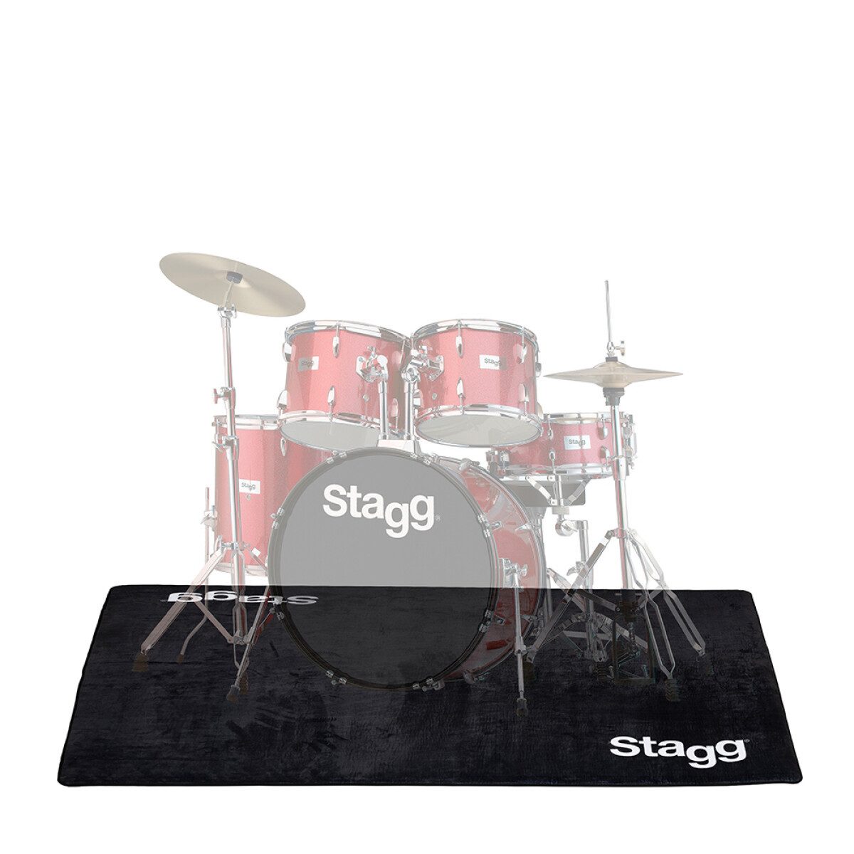 Stagg Schlagzeughocker Stagg Drum Teppich 200 x 160cm