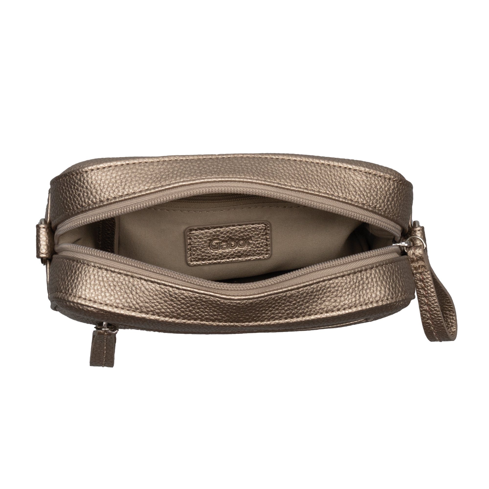 Gabor Handtasche Silena, hochwertig gewebte Gurtband und ein filigranes Logo