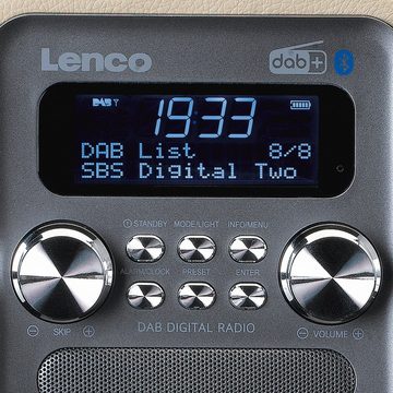 Lenco PDR-051 Digitalradio (DAB) (Digitalradio (DAB), FM-Tuner mit RDS, 4 W)