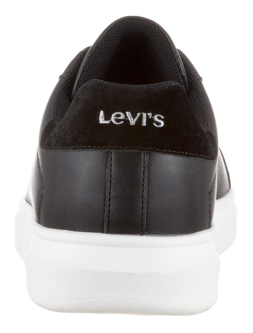 Kontrast-Logoschriftzügen Levi's® schwarz Plateausneaker ELLIS mit