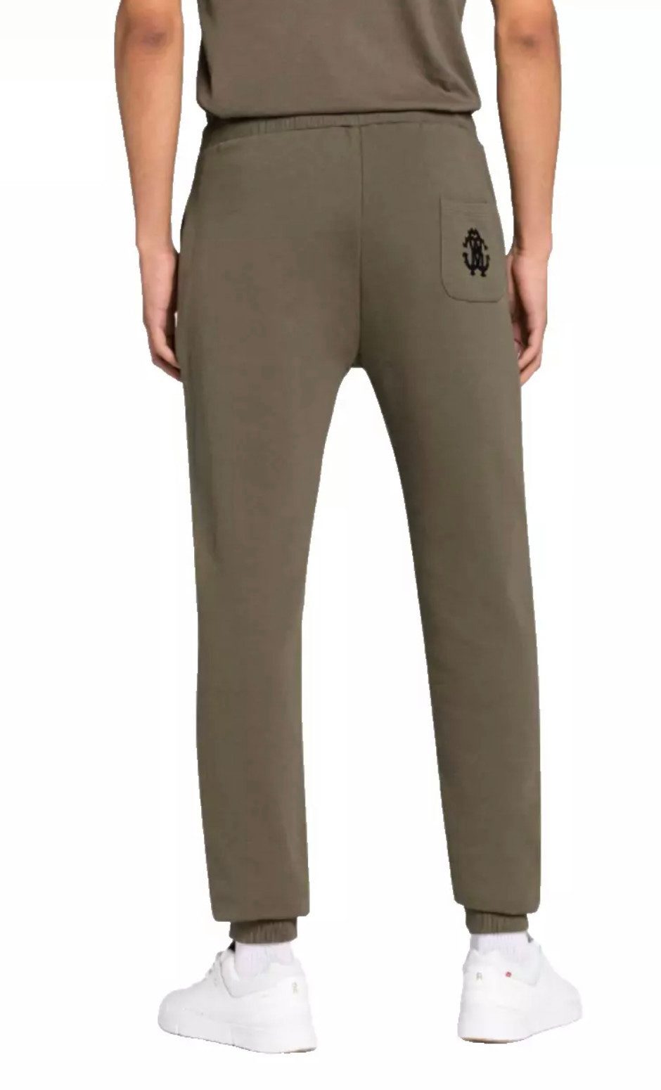 roberto cavalli Jogginghose Firenze RC Monogram Herren Sweatpants Dezentem RC-Monogramm-Print im Laminat-Look