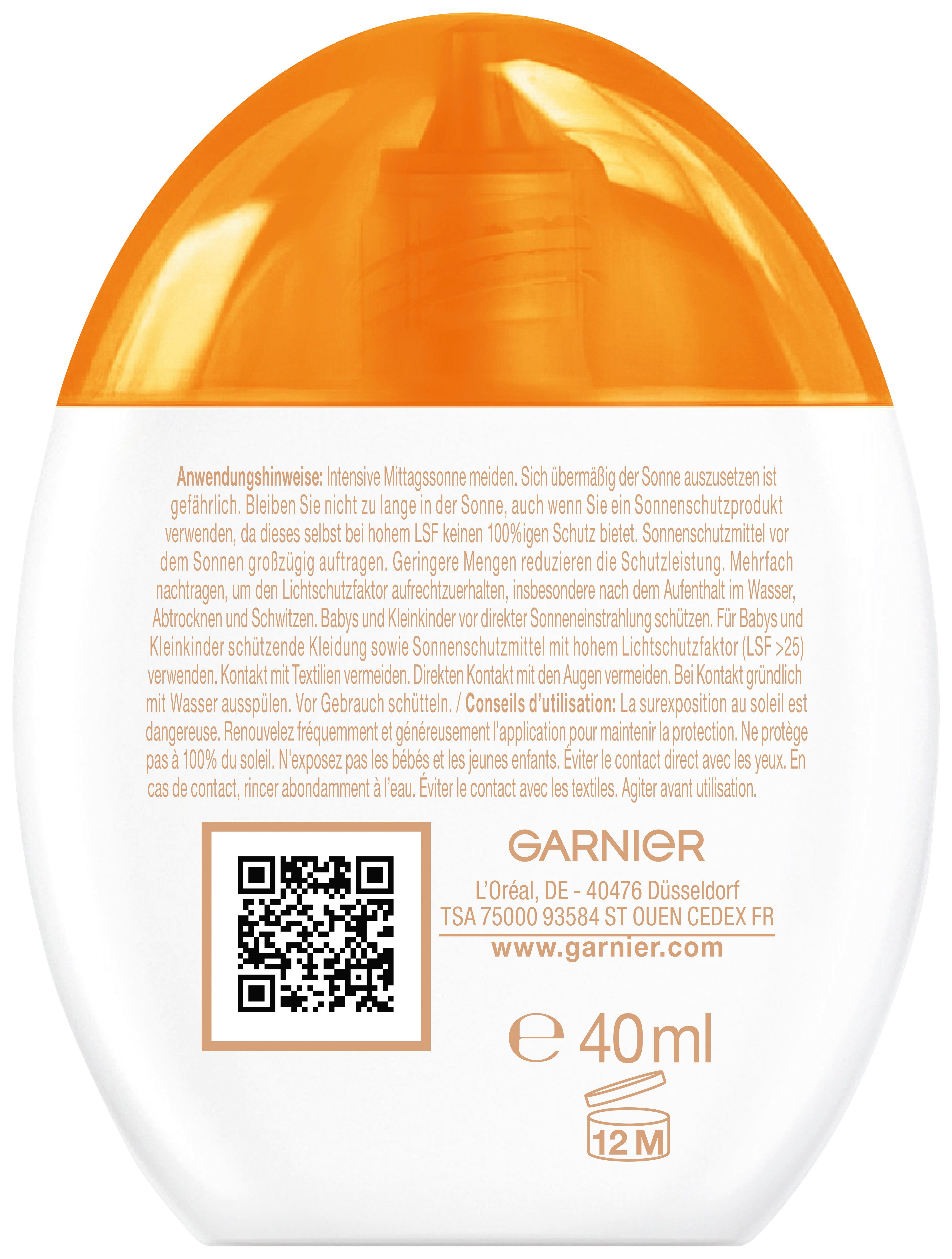 GARNIER Ambre Solaire Super UV UV-Water-Fluid Glow LSF 50 Sonnengel · 40 ml – Bild 5 von 5