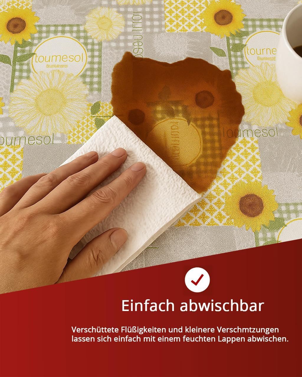 texpot Tischdecke PVC Wachstuch Blumen Blüte günstig online kaufen