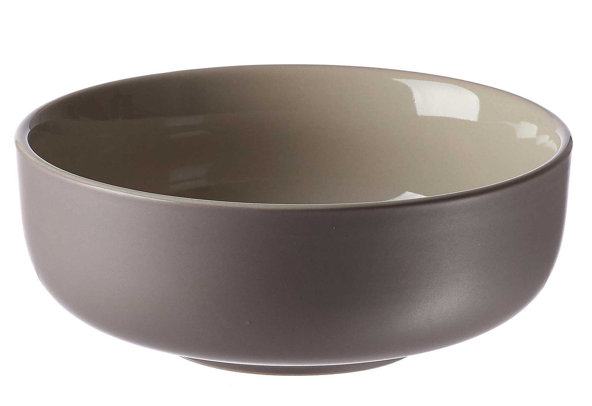 Ritzenhoff & Breker Müslischale Ritzenhoff & Breker Müslischale Jasper Keramik Geschirr 500 ml taupe, Steinzeug