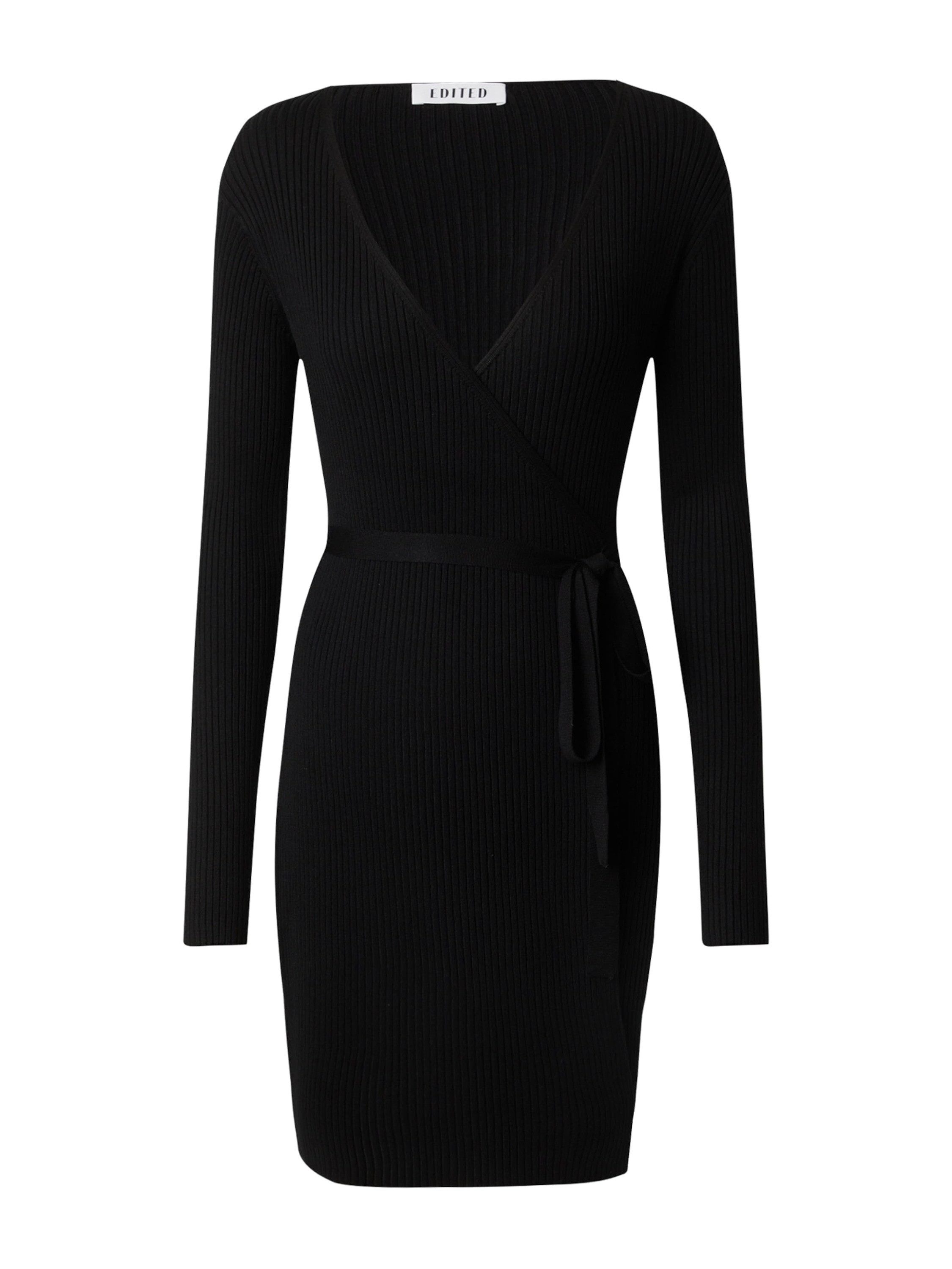 EDITED Strickkleid Bryanna (1-tlg) Wickel-Design günstig online kaufen
