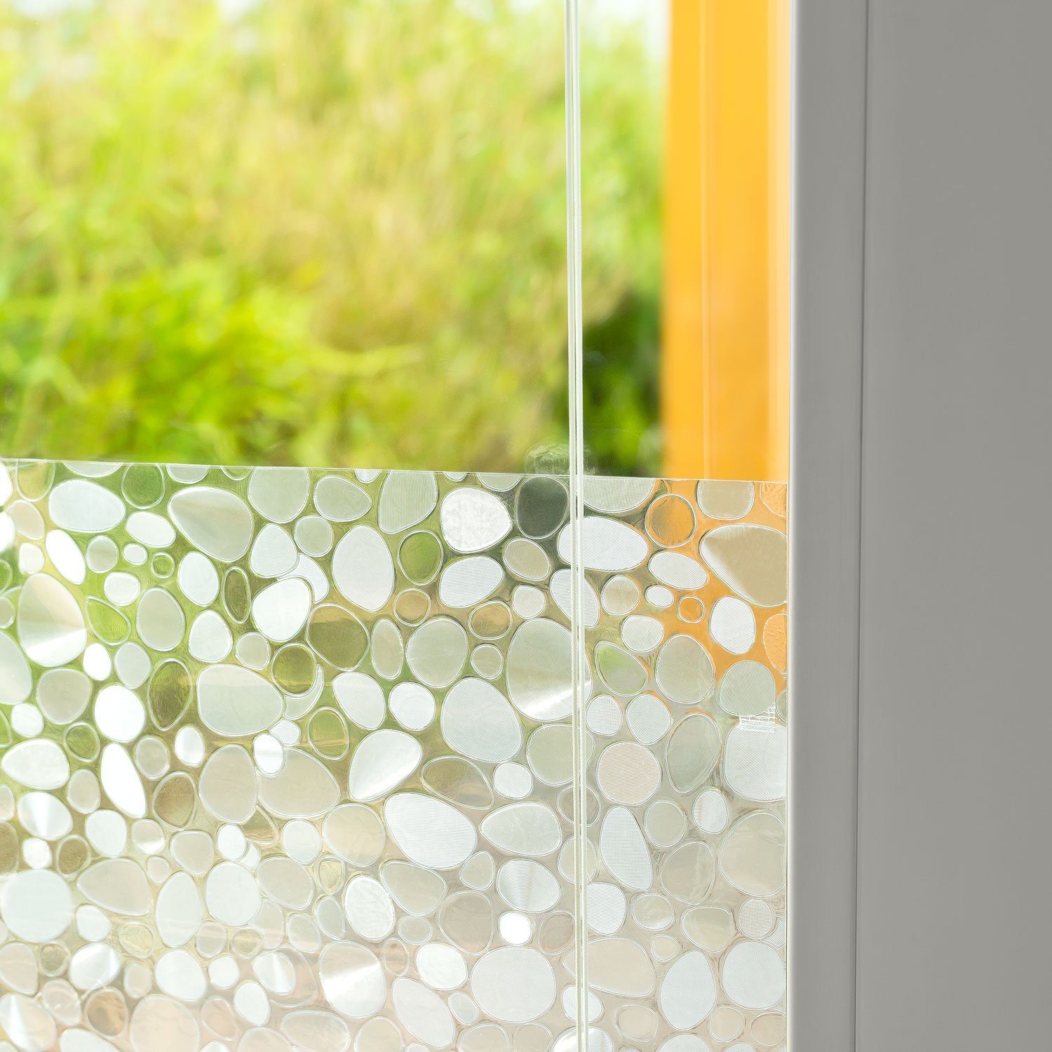 shelfmade Fensterfolie Fensterfolie Sichtschutzfolie Folie Stein Optik, statisch haftend – Bild 4 von 5