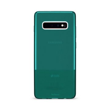 Artwizz Smartphone-Hülle Artwizz NextSkin - Ultra-dünne, elastische Handyhülle mit unterschiedlich beschaffener Oberfläche für Galaxy S10 Plus, Petrol