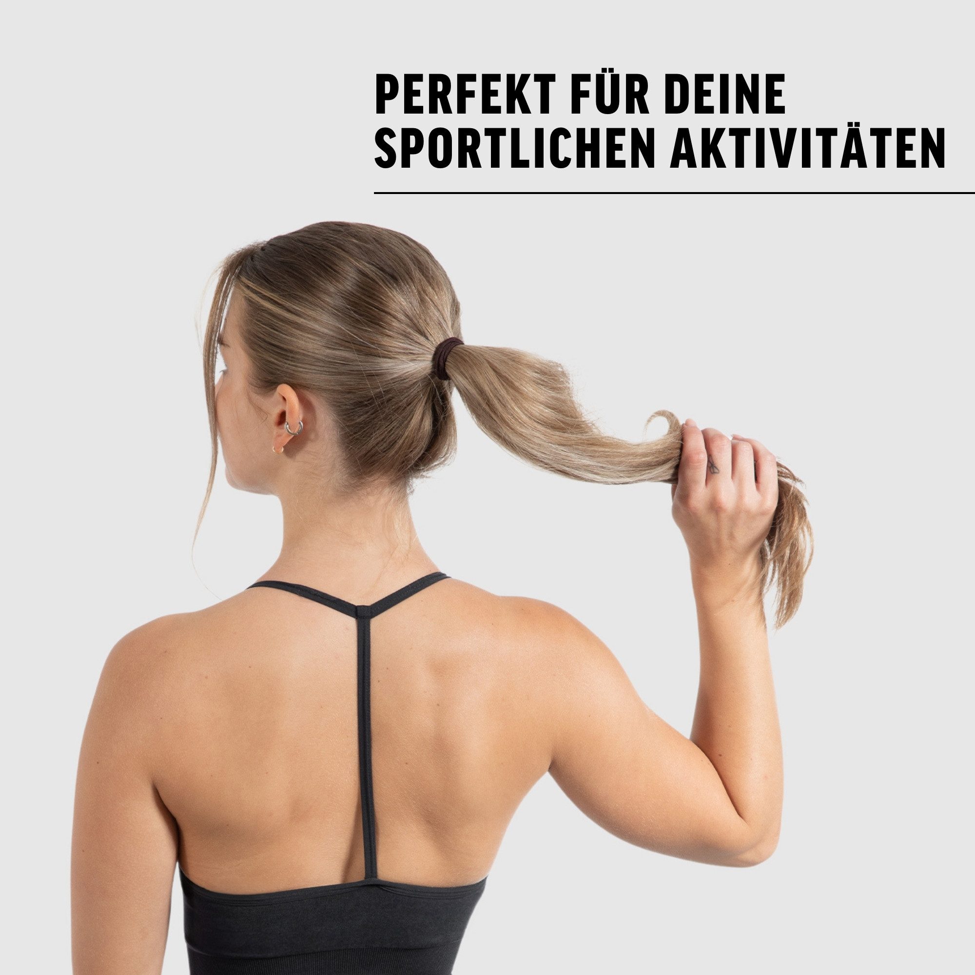 Smilodox Crop-Top Batik Acid Vera, Neckholder Crop Top mit Batik Waschung Seamless Länger Geschnittenen Bra Herausnehmbare Cups Sport Yoga