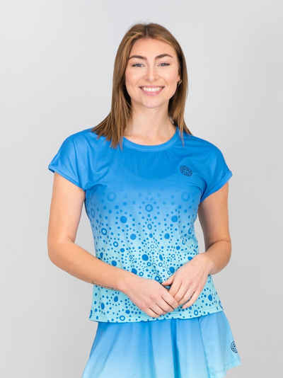 BIDI BADU Funktionsshirt Colortwist Tennisshirt für Damen in blau
