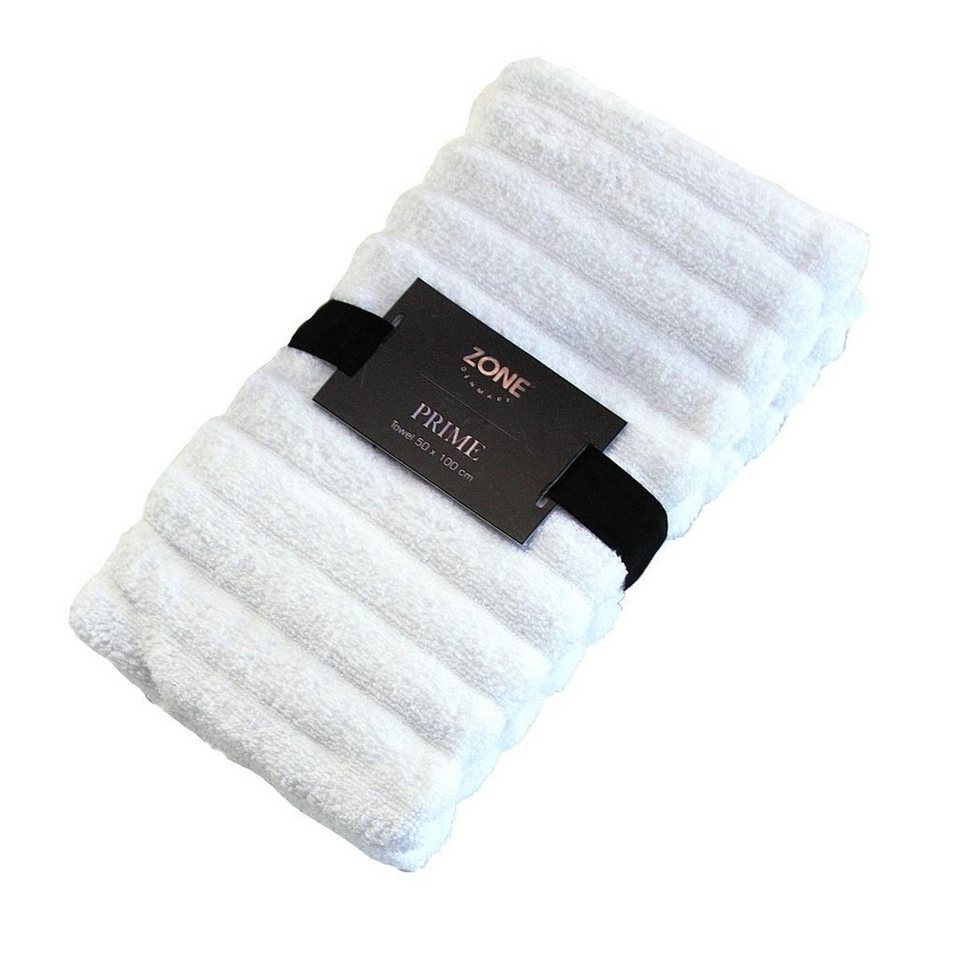 Zone Denmark Handtücher ZONE Premium-Handtuch weiß 100% Baumwolle,  Material: 100 % Baumwolle (1-St)