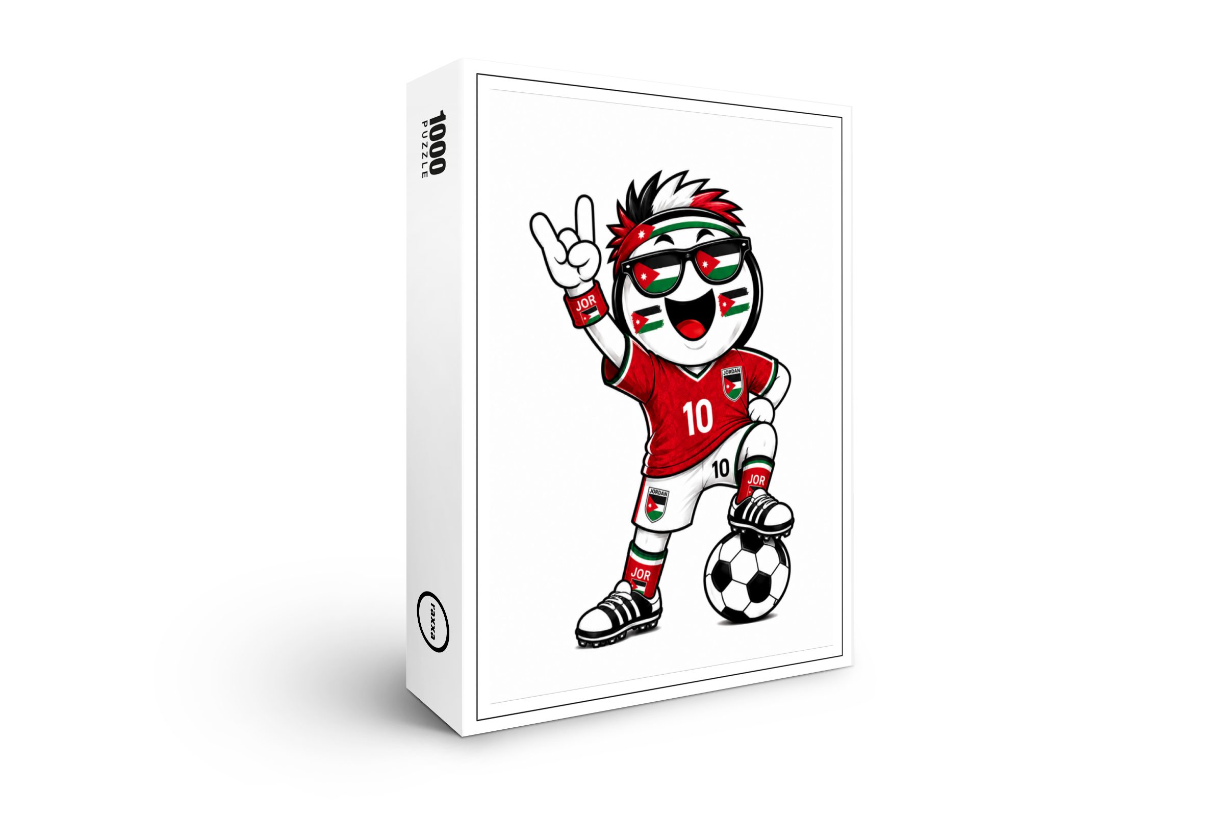 raxxa Puzzle "WM 2026 - Jordanien", FSC®, 1000 Puzzleteile