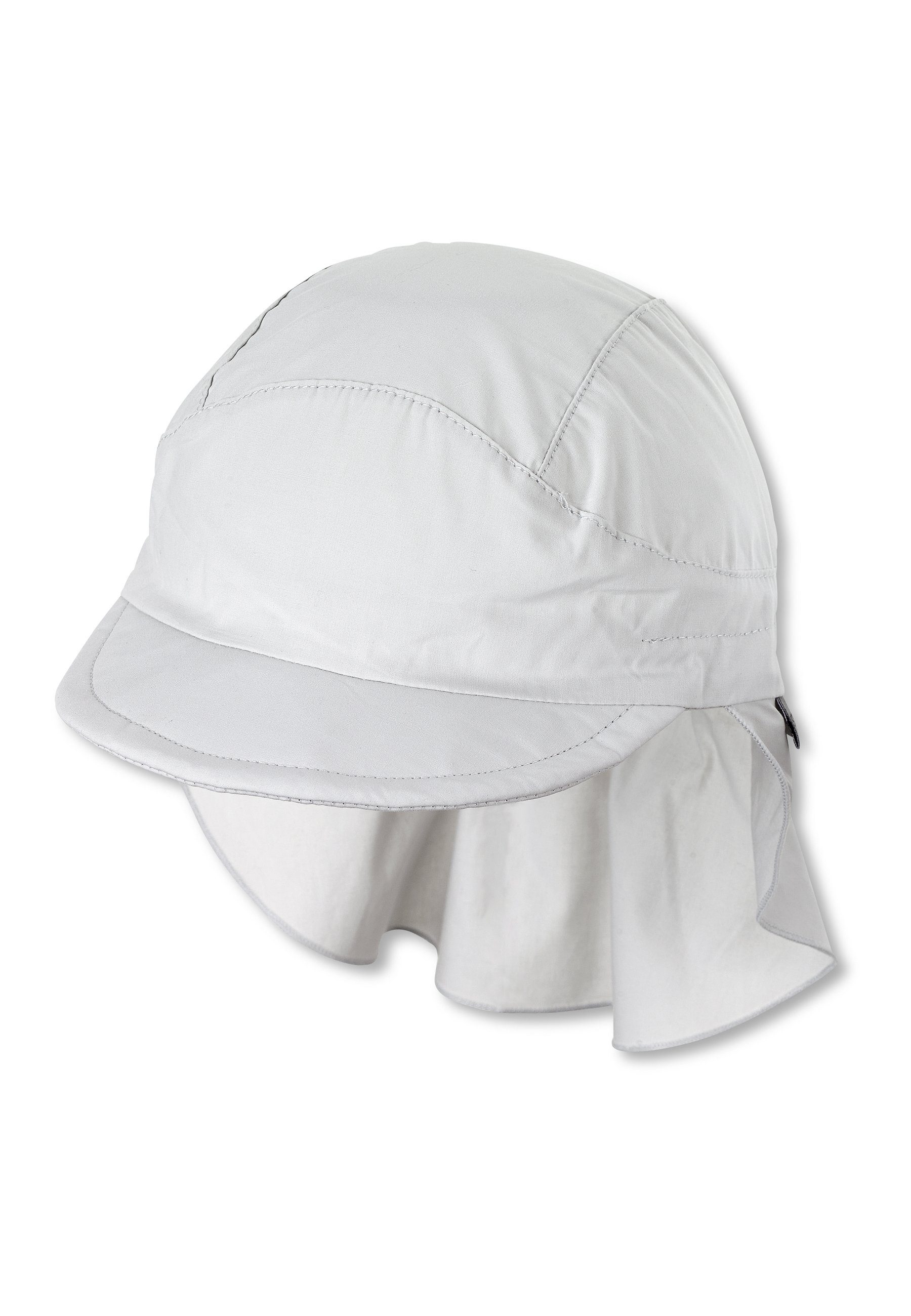 Sterntaler® Schirmmütze UV-Schutz 50+ Schirmmütze mit Nackenschutz Basic (1-St) Kindermütze mit Schirm aus UV-Popeline unifarben