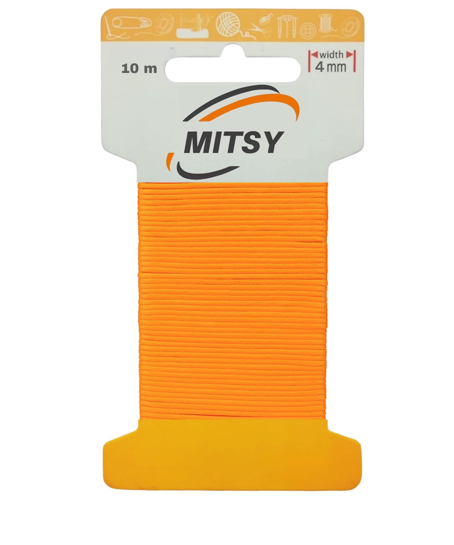 MITSY 4mm Paracord 550 Typ III – Starkes Nylonseil für Outdoor & Survival Seil (7-Kern Aufbau, Reißfest & Langlebig), Extra stark, 250 kg Belastbar, UV-beständig, für Camping & Hundeleinen