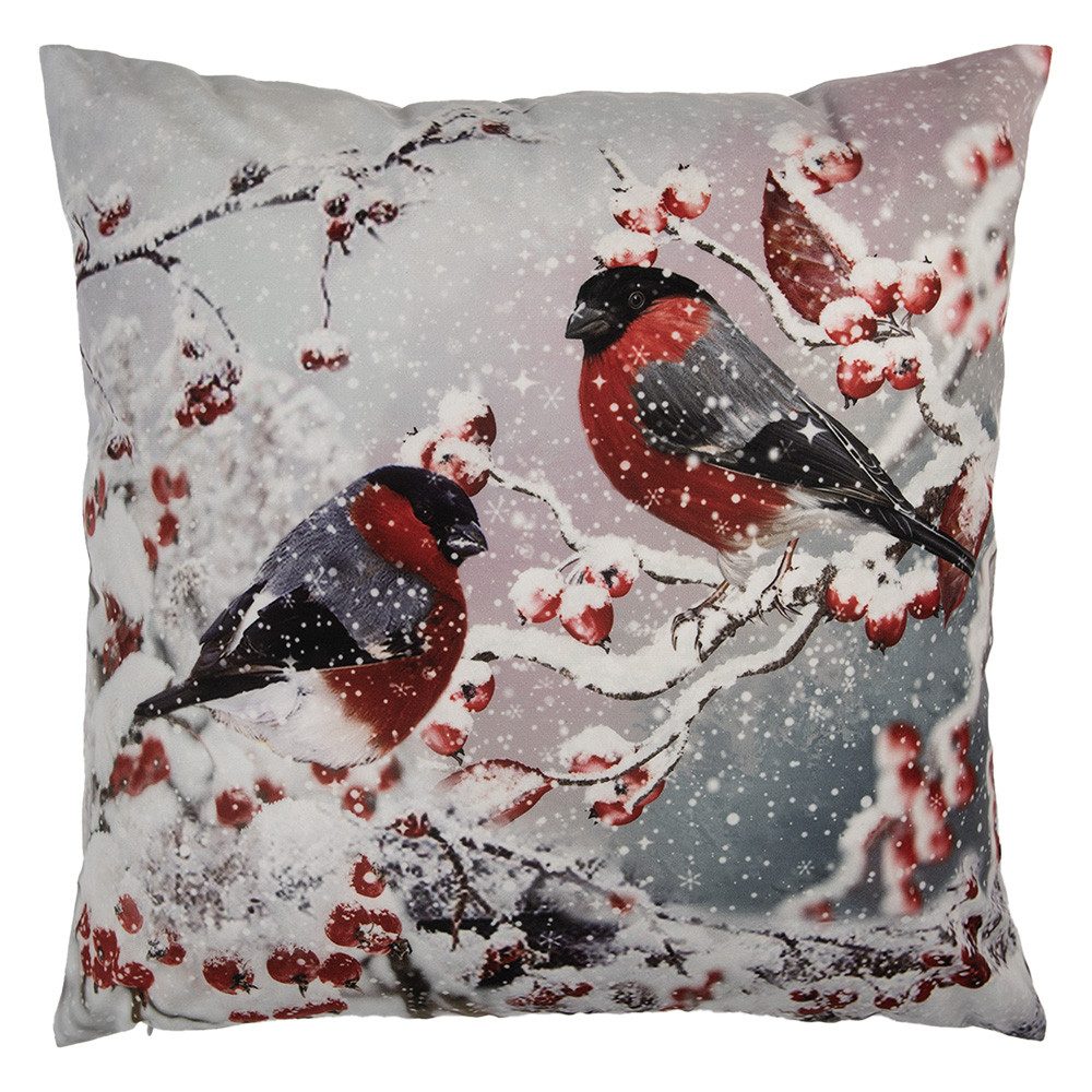 Clayre & Eef Dekokissen Christmas, Dekokissen Kissenbezüge ohne Füllung Polyester 45x45 cm