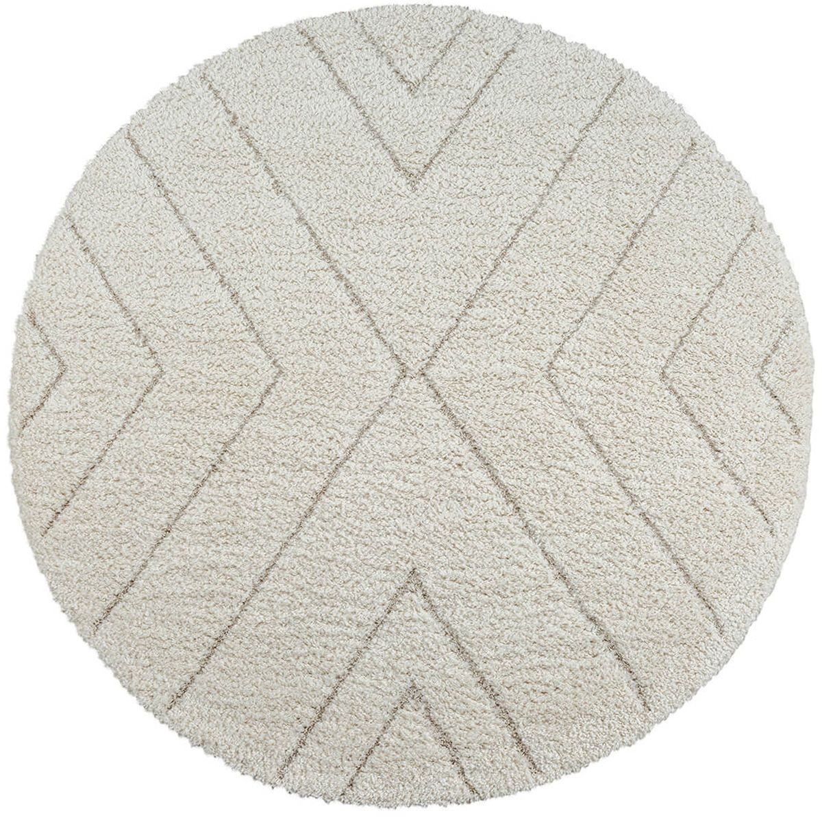 the carpet Teppich Bahar Shaggy, rund, Höhe: 30 mm, Shaggy eleganter Wohnzi günstig online kaufen