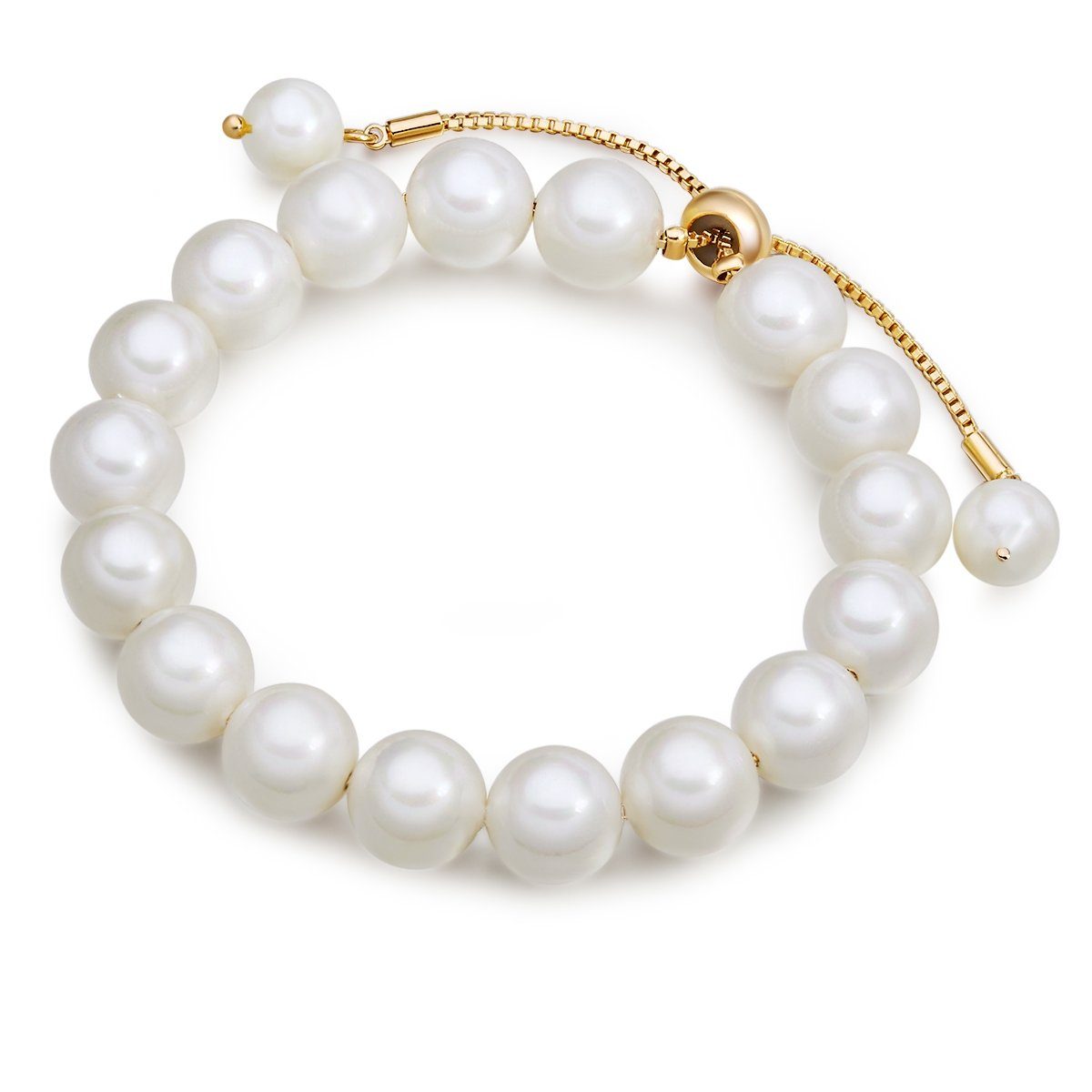 Lulu & Jane Perlenarmband weiß günstig online kaufen