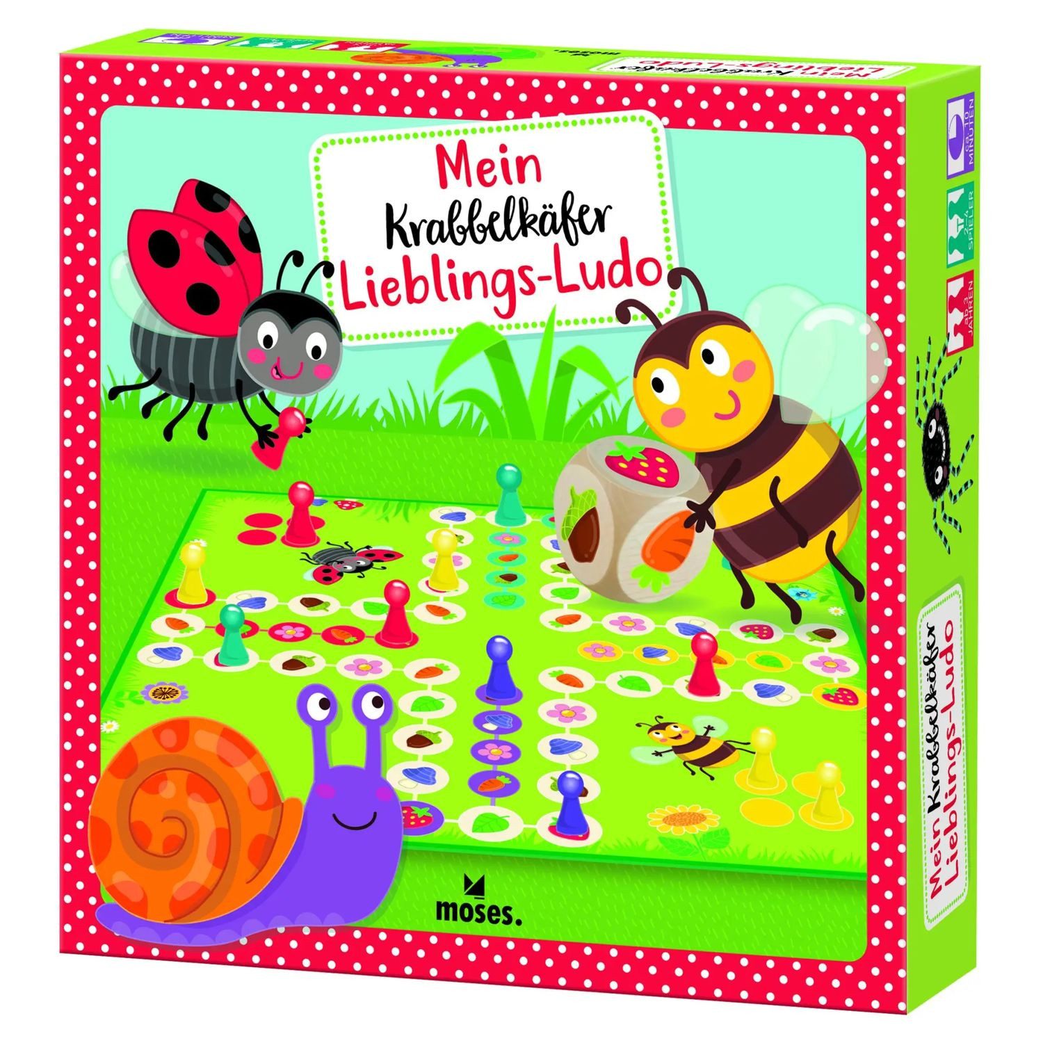 Moses. Verlag Spiel Mein Krabbelkäfer Lieblings-Ludo