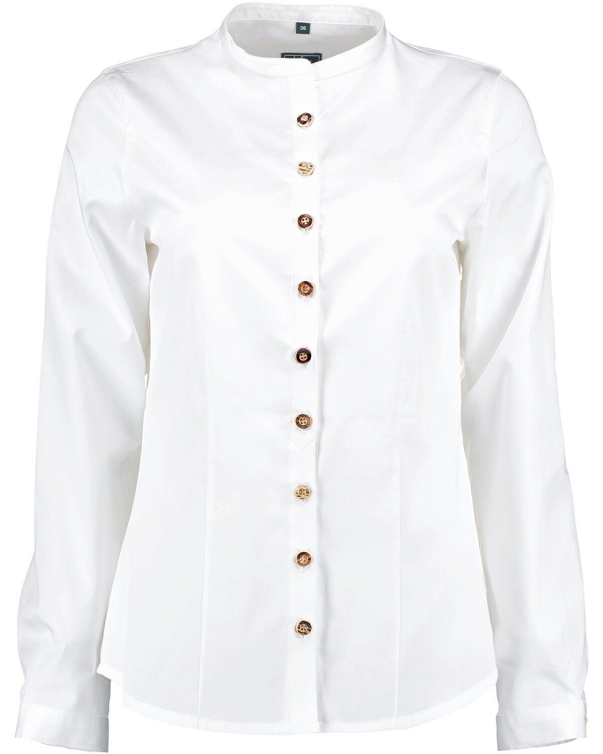 Luis Steindl Langarmbluse Stehkragenbluse günstig online kaufen