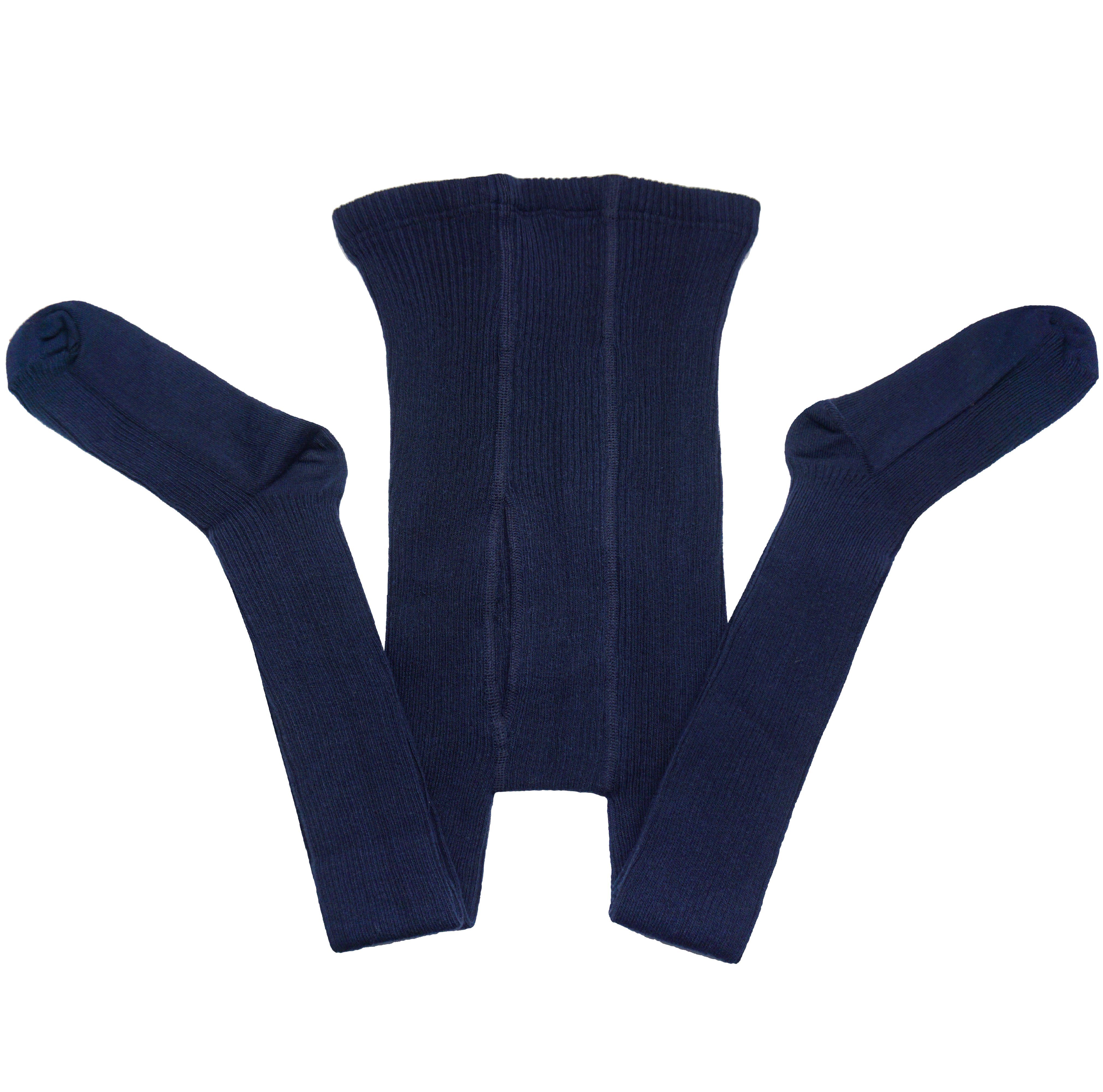 Strickstrumpfhose Herrenstrumpfhosen >>Rippe<< mit Baumwolle hautfreundlich