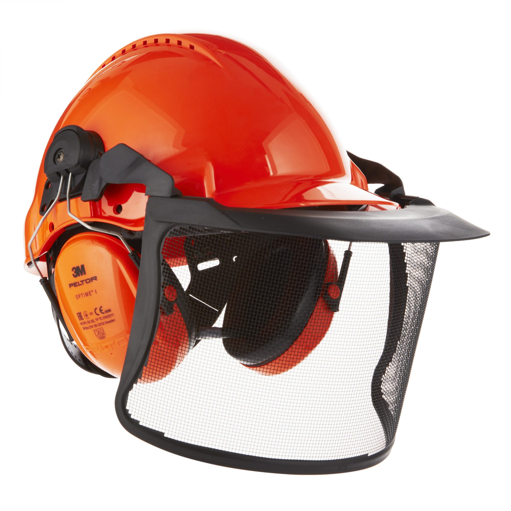 3M Nitril-Handschuhe Schutzhelm-Set G3000CUVFORESTC1