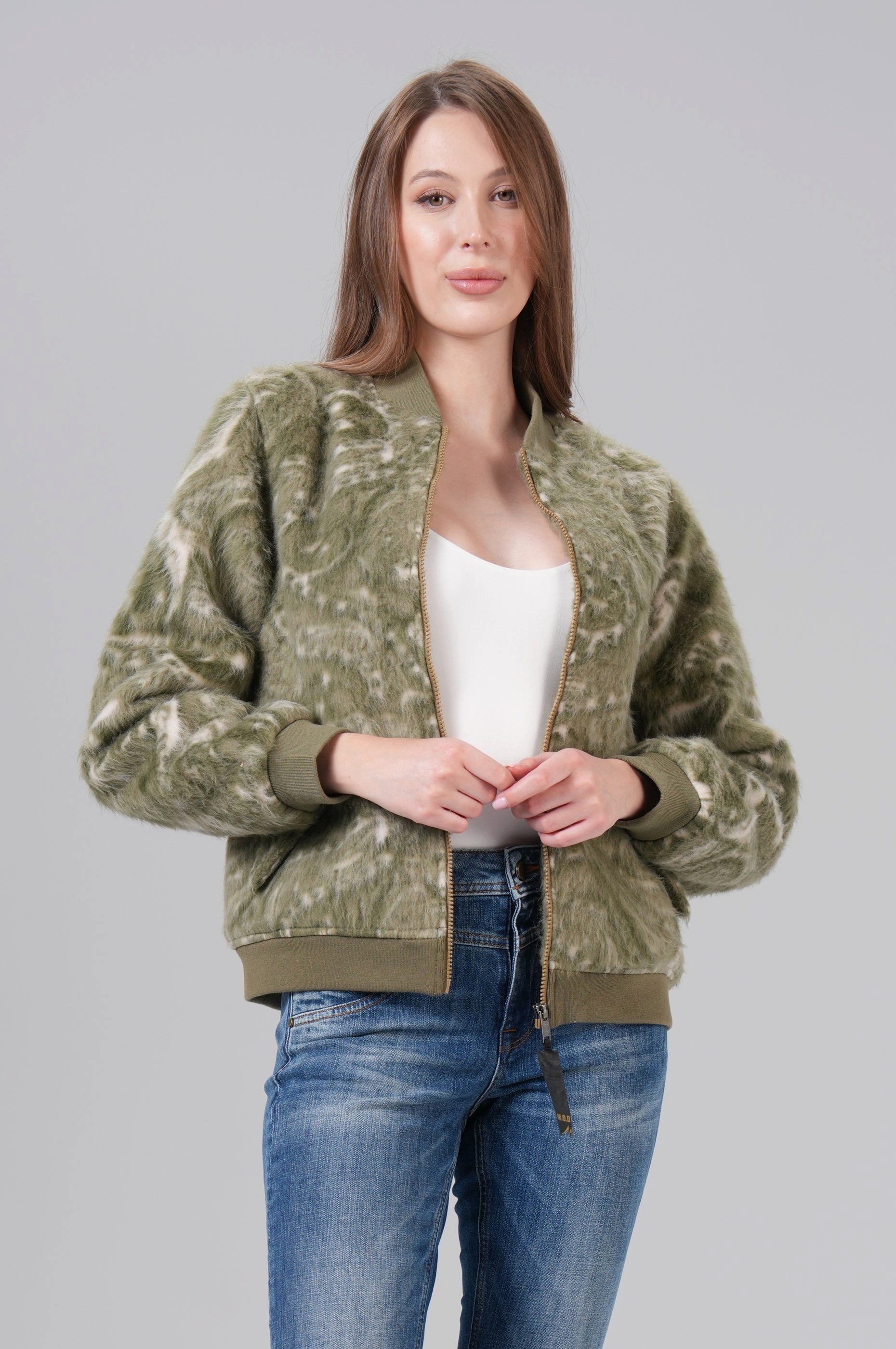 Miracle of Denim Blouson Jelly Blouson Jacket