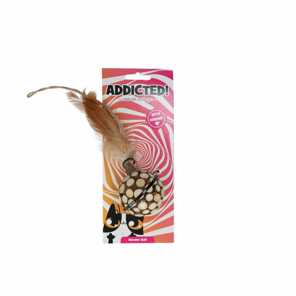 addicted Tier-Intelligenzspielzeug Addicted Wooden ball with feathers