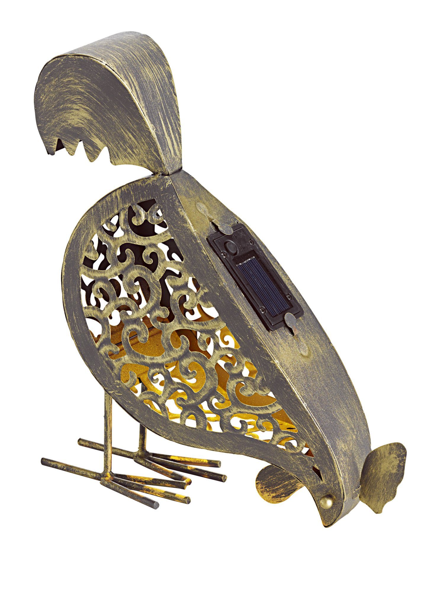 heine home LED Solarleuchte Huhn, Leuchtdauer ca. 6 Stunden bei