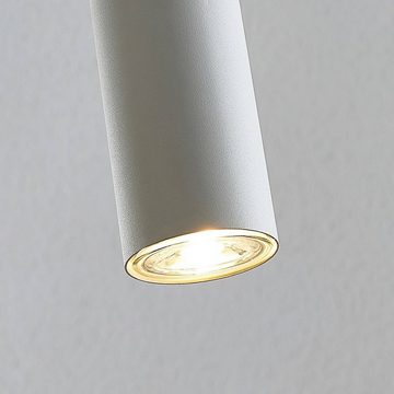 Lindby Hängeleuchte Joffrey, dimmbar, Leuchtmittel nicht inklusive, Modern, Metall, weiß, 4 flammig, GU10, Deckenlampe, Esstischlampe