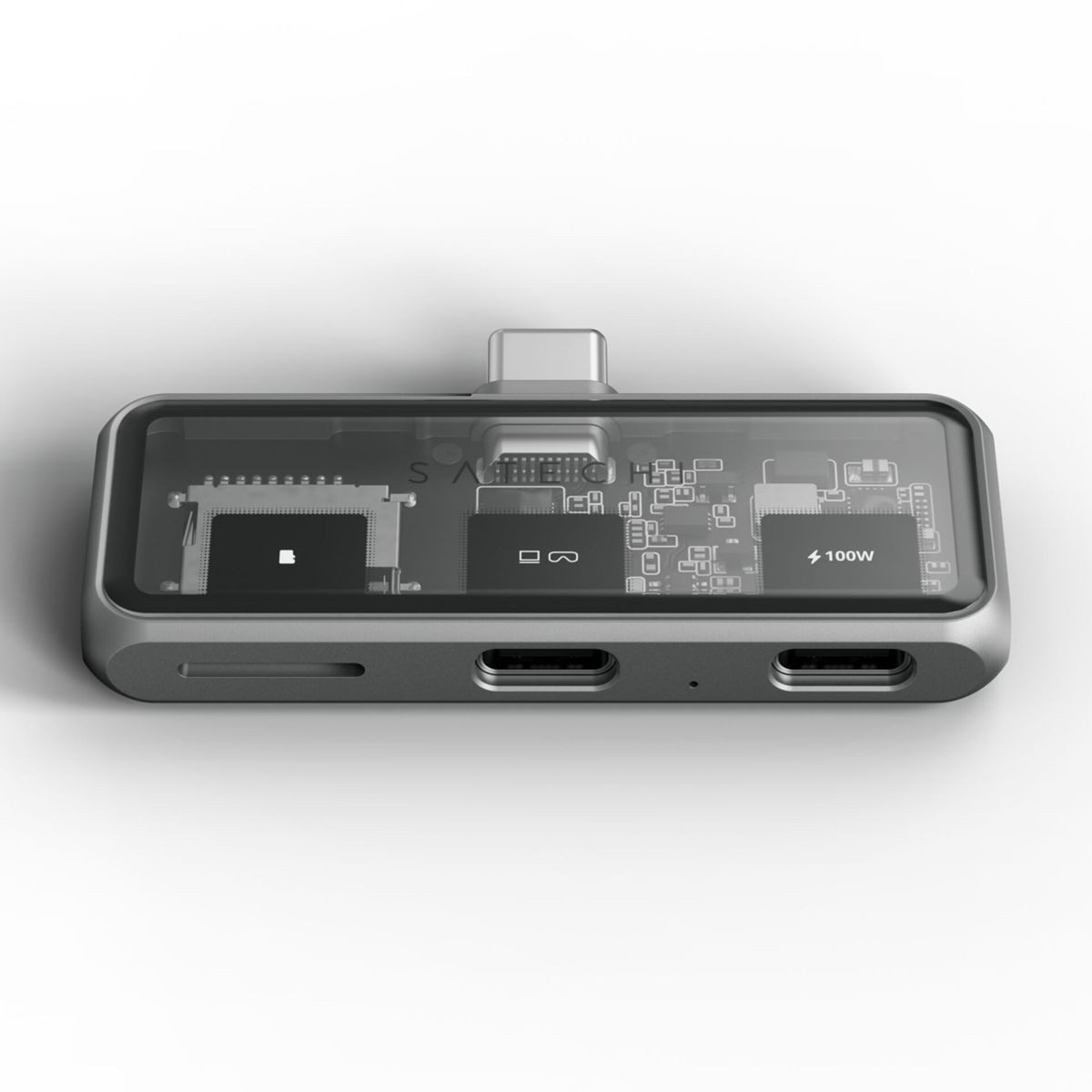Satechi USB-C PD Mobile XR Hub & MicroSD Card Reader space Netzwerk-Switch