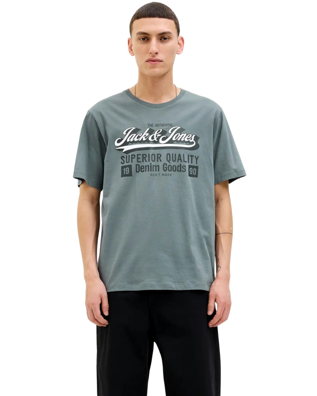 Jack & Jones Print-Shirt (Spar Set, 5er-Pack) T-Shirts mit Aufdruck aus Bau günstig online kaufen
