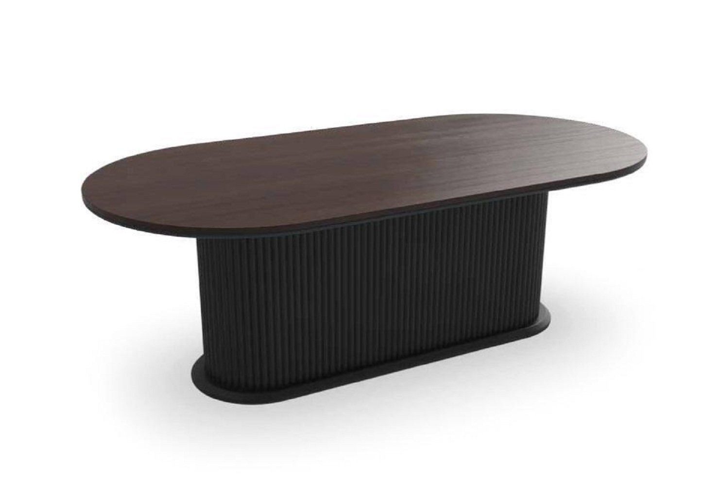 Modern Tisch Esstisch holz (1-St., 1x von Oval JVmoebel Designer Esstisch), Tische Möbel Esszimmertisch Neu in Made Europa
