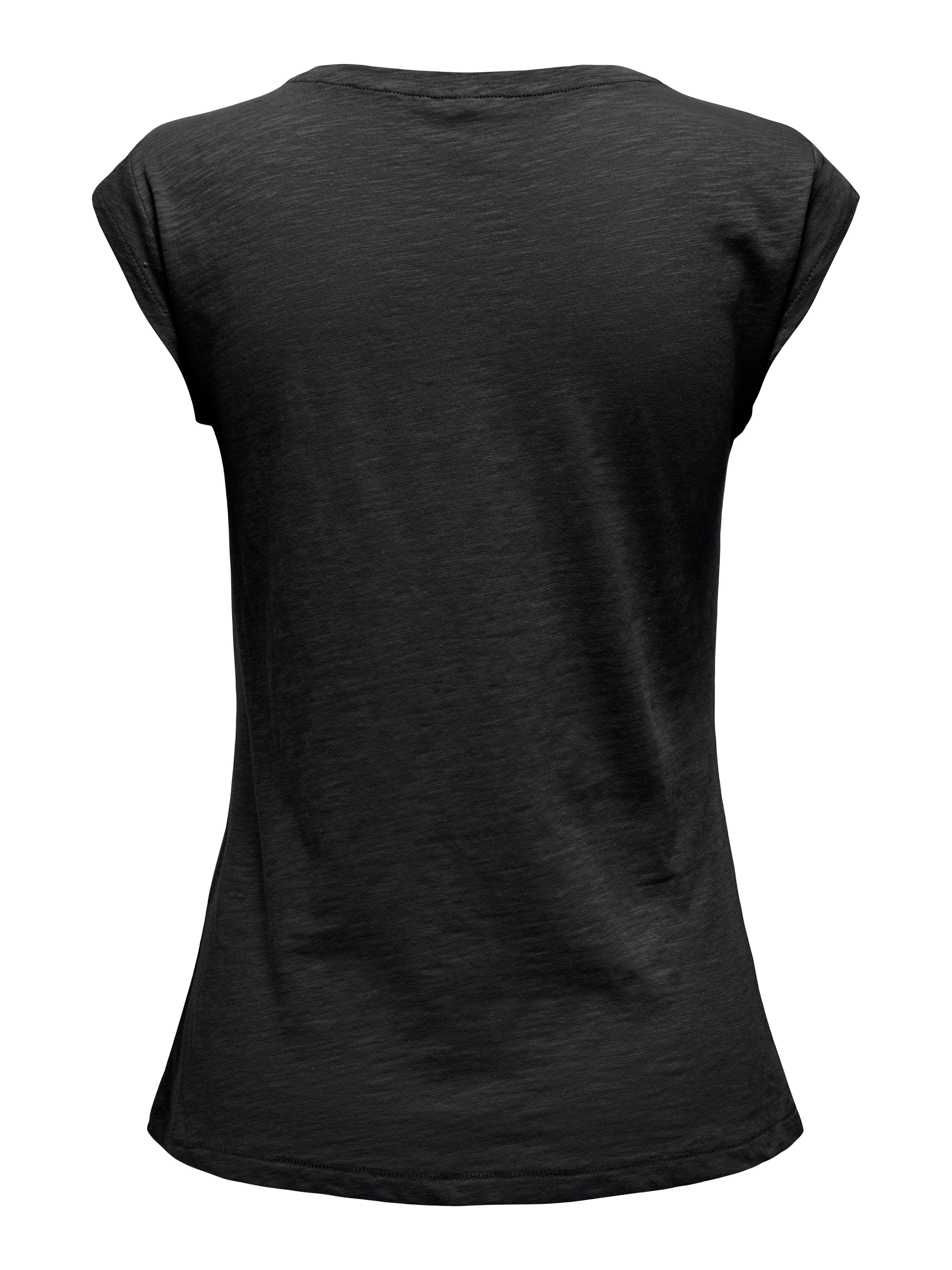 ONLY Kurzarmshirt FEEL/FEATHERS TOP BOX CS JRS