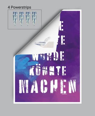 wandmotiv24 Poster Motivation M0022, Sprüche (1 St), Wandbild, Wanddeko, Poster in versch. Größen