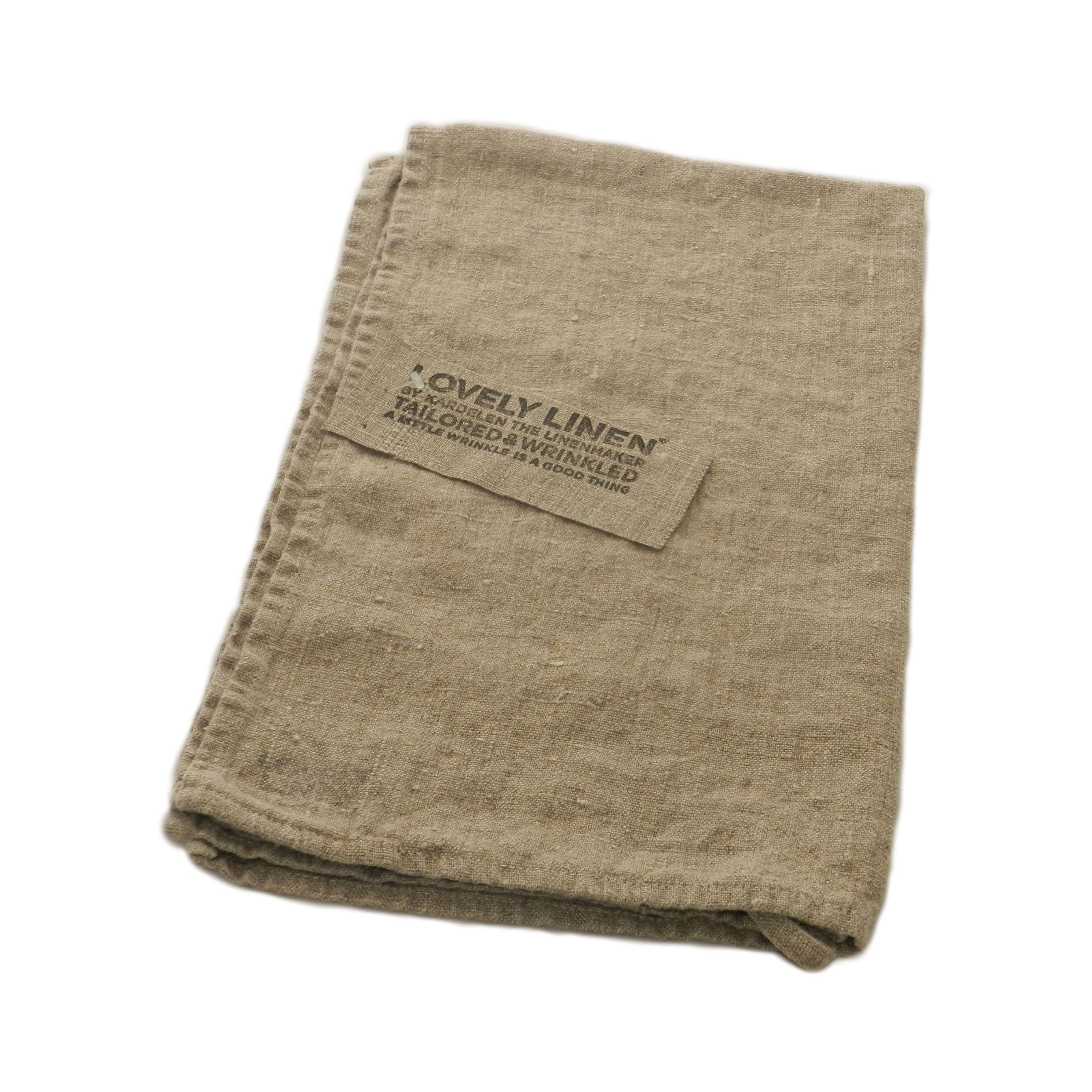 Lovely Linen Handtuch Lovely Linen Geschirrtuch 45 x 70 cm, 100% Leinen beige