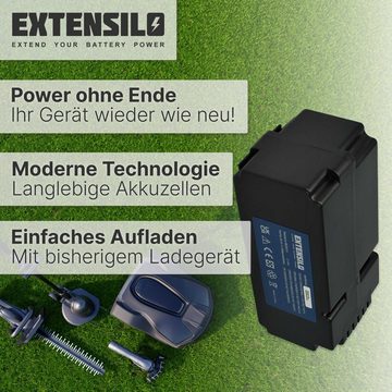 Extensilo kompatibel mit Yard Force LUV600Ri, LUV1000Ri Akku Li-Ion 2500 mAh (25,2 V)