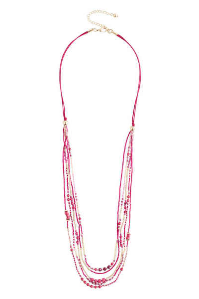 Next Perlenkette Mehrlagige Halskette aus Glasperlen (1-tlg)
