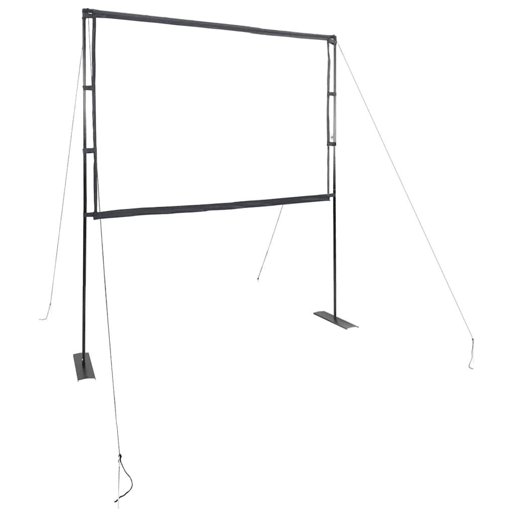 vidaXL 100aposapos 43 Beamer Leinwand mit Ständer 100 Zoll 43 Pull-Up-Leinwand