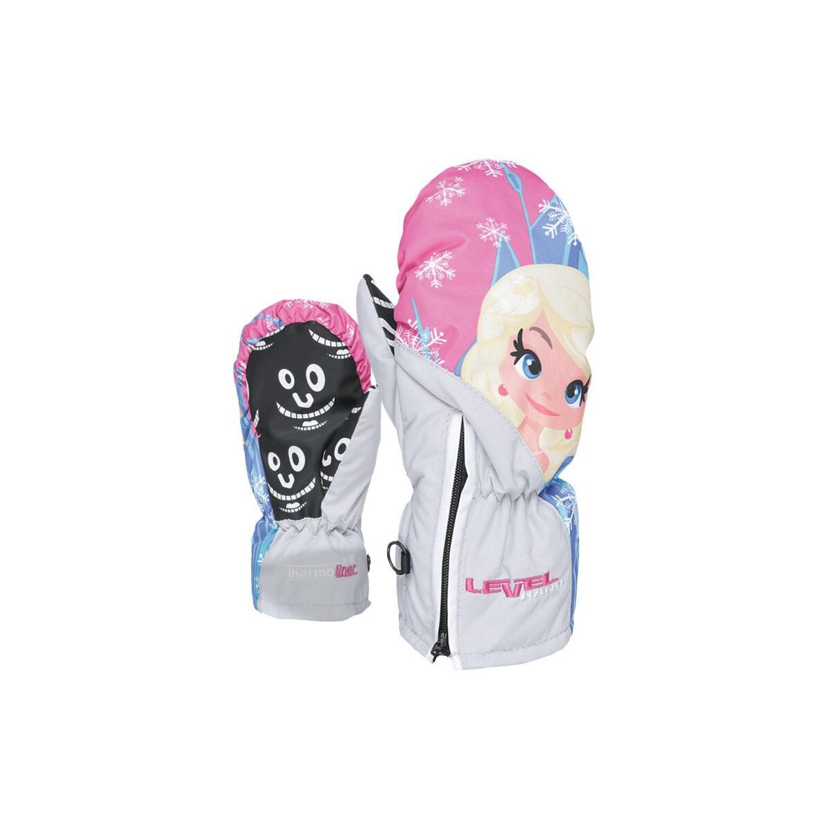 Level Skihandschuhe Lucky Mitten Wasserdichte und warme Fäustlinge für kleine Snowboarder mit