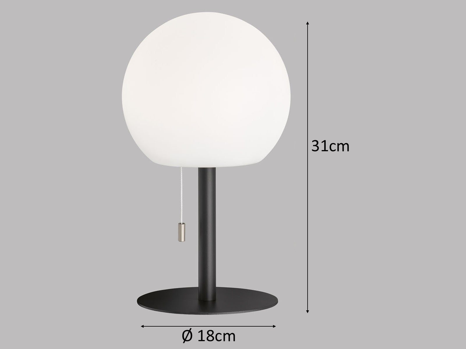 easy! BY FHL LED Außen-Tischleuchte, Farbwechsel, LED fest integriert, Warmweiß, RGB Farbwechsler, 2er SET Outdoor ohne Strom-Kabel dimmbar, RGB Partybeleuchtung H: 31cm