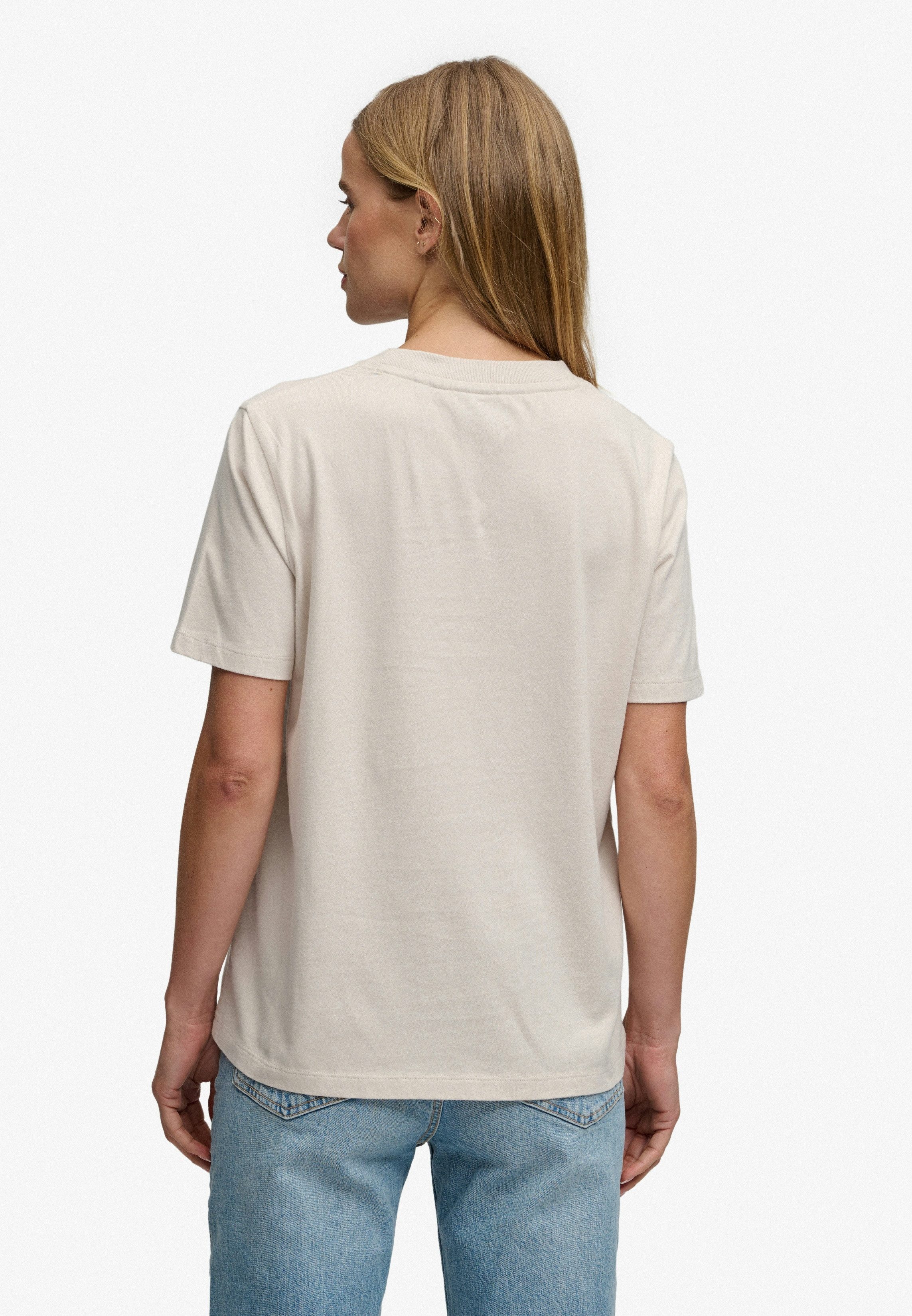 Superdry T-Shirt SIGNATURE EMB TEE Baumwolle, relaxed fit