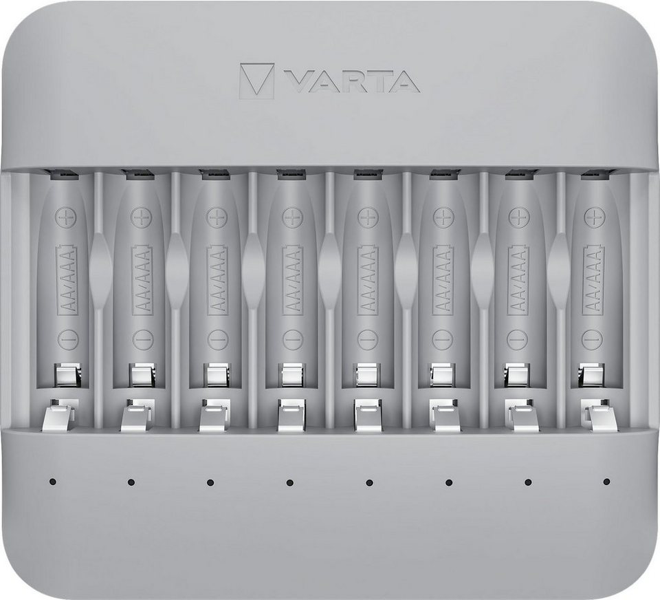 VARTA Eco Charger Multi Recycled Batterie-Ladegerät (2000 mA),  Einzelschachtladung für höchste Flexibilität und beste Ladeergebnisse