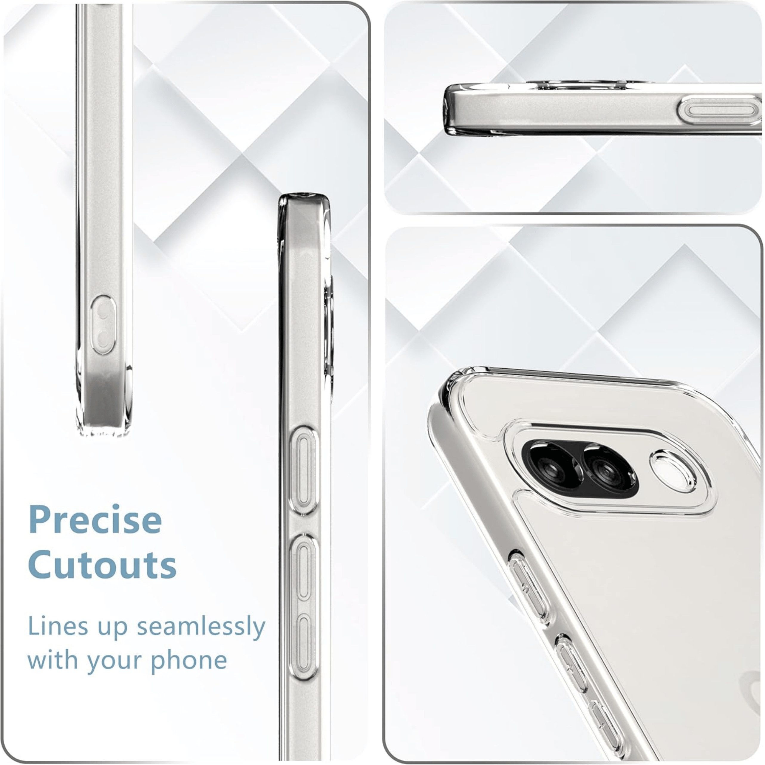 SmartUP Smartphone-Hülle + 2X Schutzglas für Google Pixel 10A Panzerfolie Display Full Case 9H 6,3 Zoll, kompletter Rundumschutz – Bild 4 von 5