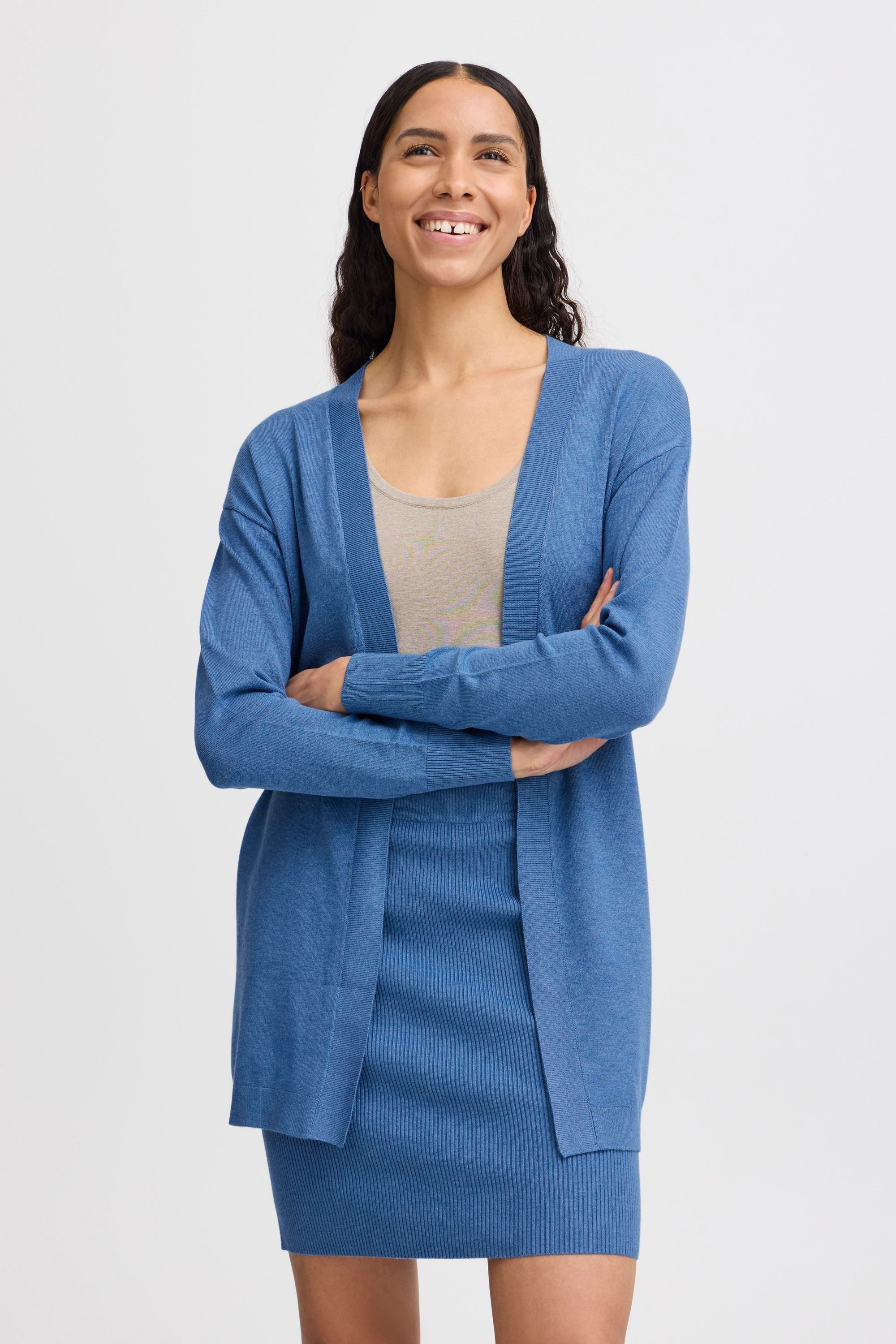 b.young Strickjacke BYMMMORLA LONG CARDIGAN - günstig online kaufen