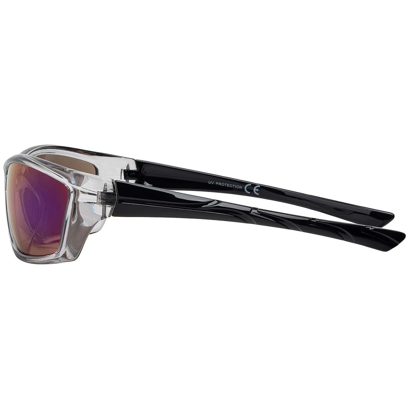 BEZLIT Eyewear Pilotenbrille Unisex Sonnenbrille Sportlich verspiegelt (1-St) mit schwarzen Linsen, Rot/Gelb, Blau und Blau Lila